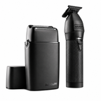 BaBylissPRO Limited Edition Matte Black Trimmer & Double Foil Shaver Combo FXDUOFS2TMB