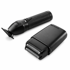 BaBylissPRO Limited Edition Matte Black Trimmer & Double Foil Shaver Combo FXDUOFS2TMB