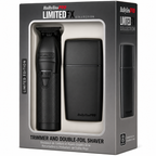 BaBylissPRO Limited Edition Matte Black Trimmer & Double Foil Shaver Combo FXDUOFS2TMB