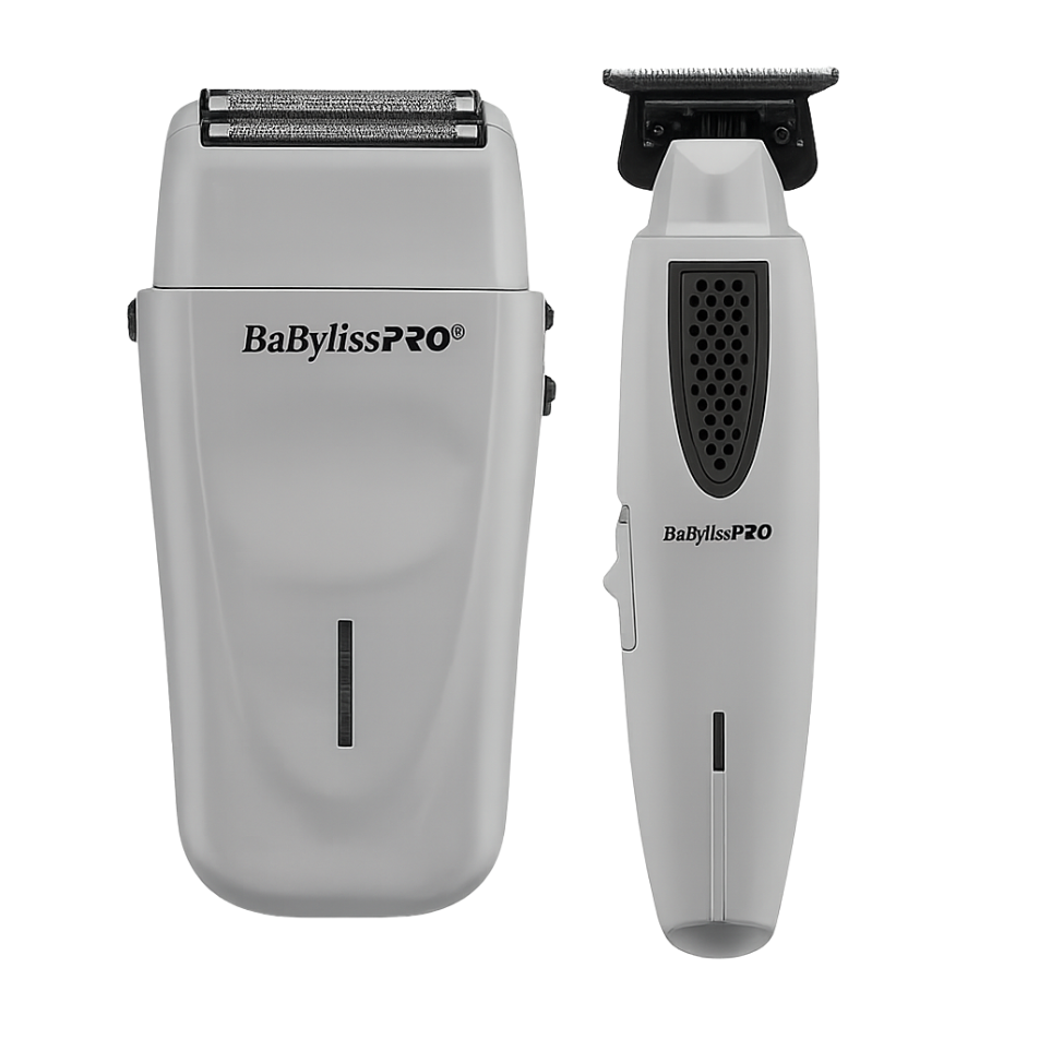 BaBylissPRO LithiumFX Clipper & Foil Shaver Combo FX773NGY + FXFS573GY