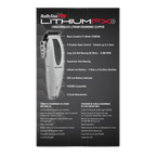 BaBylissPRO LithiumFX+ Limited Edition Cordless Clipper – Grey FX673NSGY