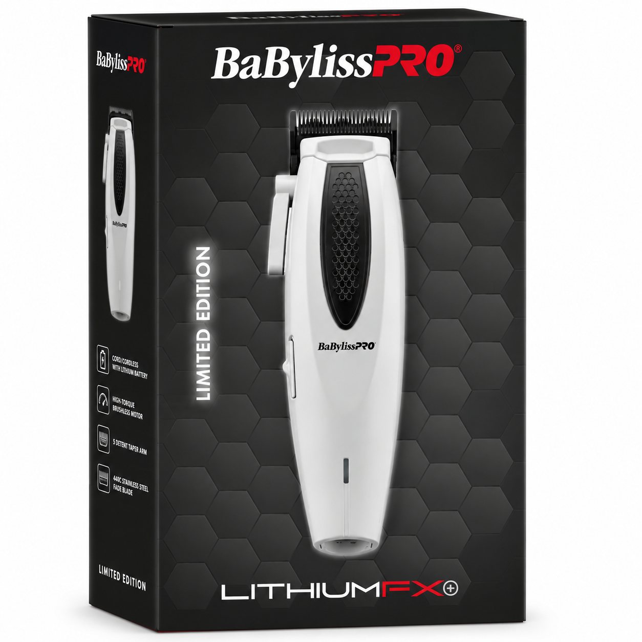 BaBylissPRO LithiumFX+ Limited Edition Cordless Clipper Grey FX673NSGY