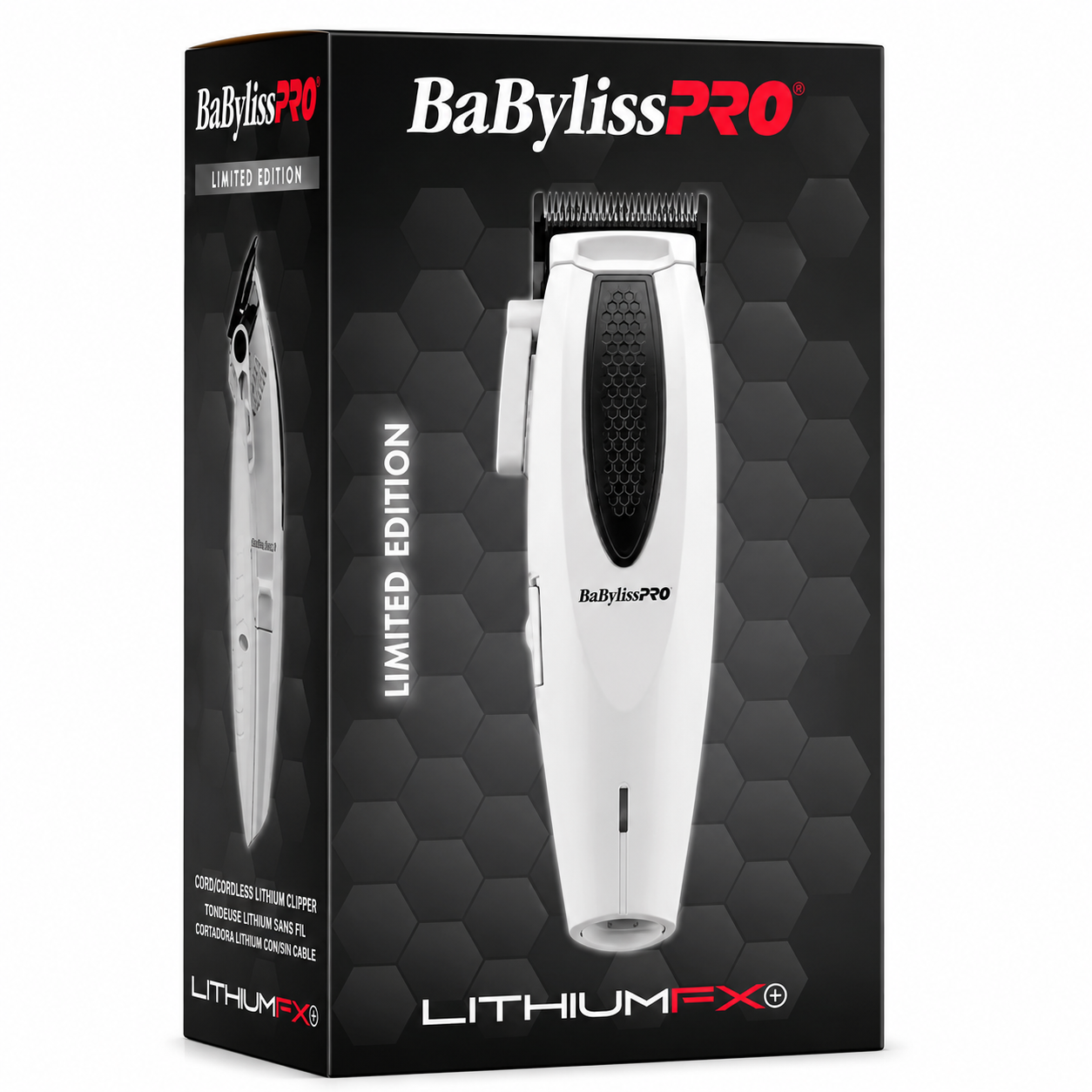 BaBylissPRO LithiumFX+ Limited Edition Cordless Clipper Grey FX673NSGY