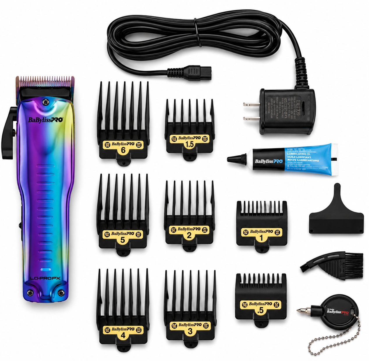 BaBylissPRO LoPROFX Iridescent Clipper Sleek, High-Performance Clipper FX825RB