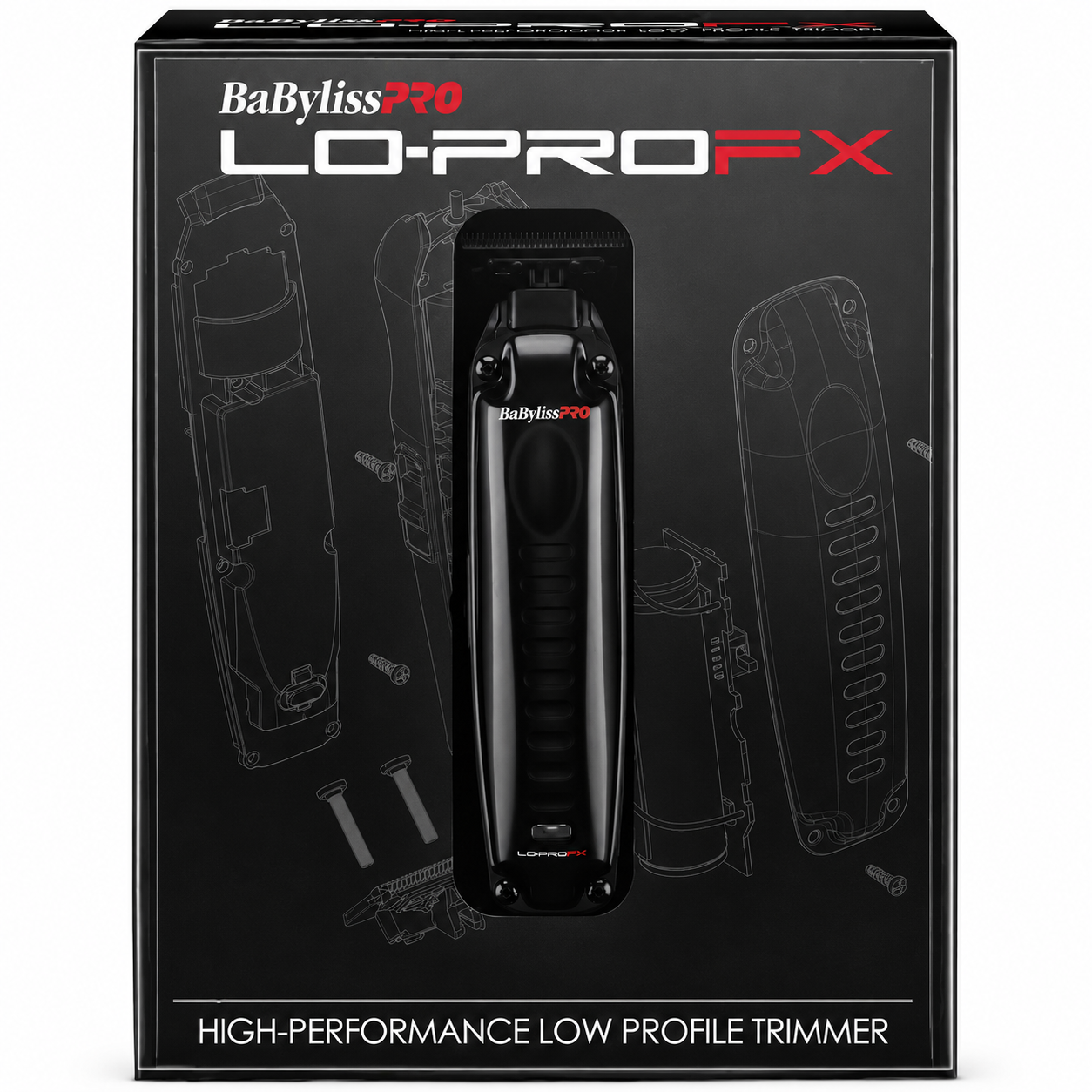 BaBylissPRO LoPROFX Trimmer High Torque Brushless Cordless Detail Trimmer FX726