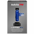 BaBylissPRO Lo‑ProFX Compact Trimmer Blue Graphite Deep‑Tooth T‑Blade, USB‑C FX72