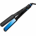 BaBylissPRO Nano Titanium Black & Blue 1 1/2" Ultra Thin Flat Iron BNTMB4073TUC