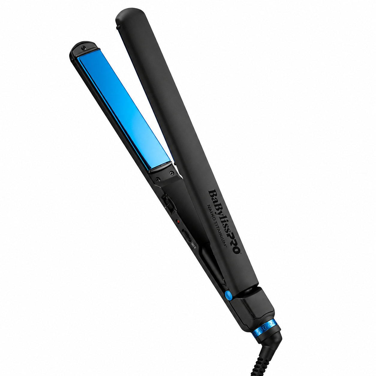 BaBylissPRO Nano Titanium Black & Blue 1" Ultra‑Thin Flat Iron BNTMB4072TUC (OPEN PACKAGING)