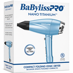 BaBylissPRO Nano Titanium Compact Folding Ionic Dryer BNT910