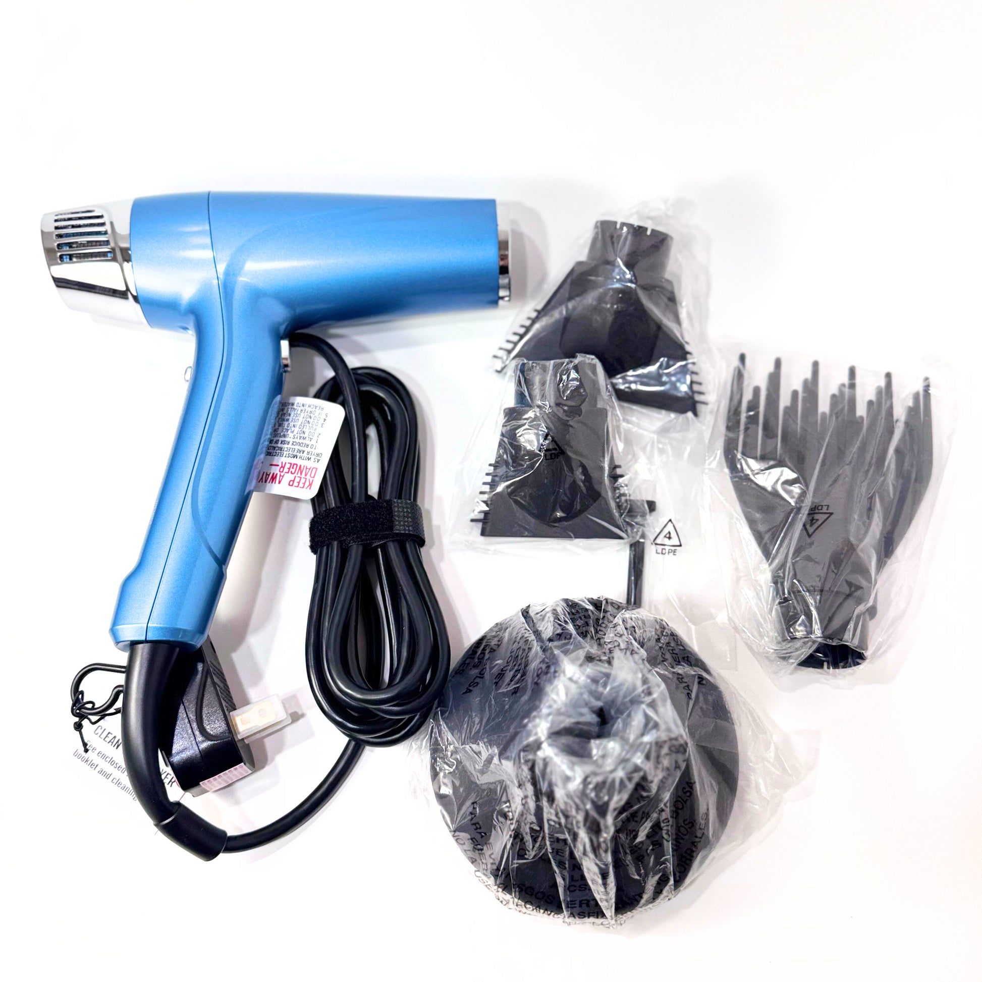BaBylissPRO Nano Titanium  Dryer BNT9100 with accessories