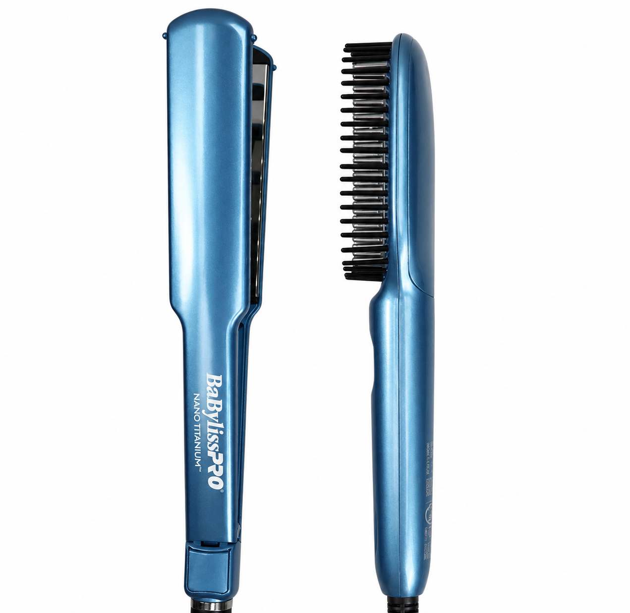 BaBylissPRO Nano Titanium Flat Iron & Thermal Brush Combo BNTPP52UC