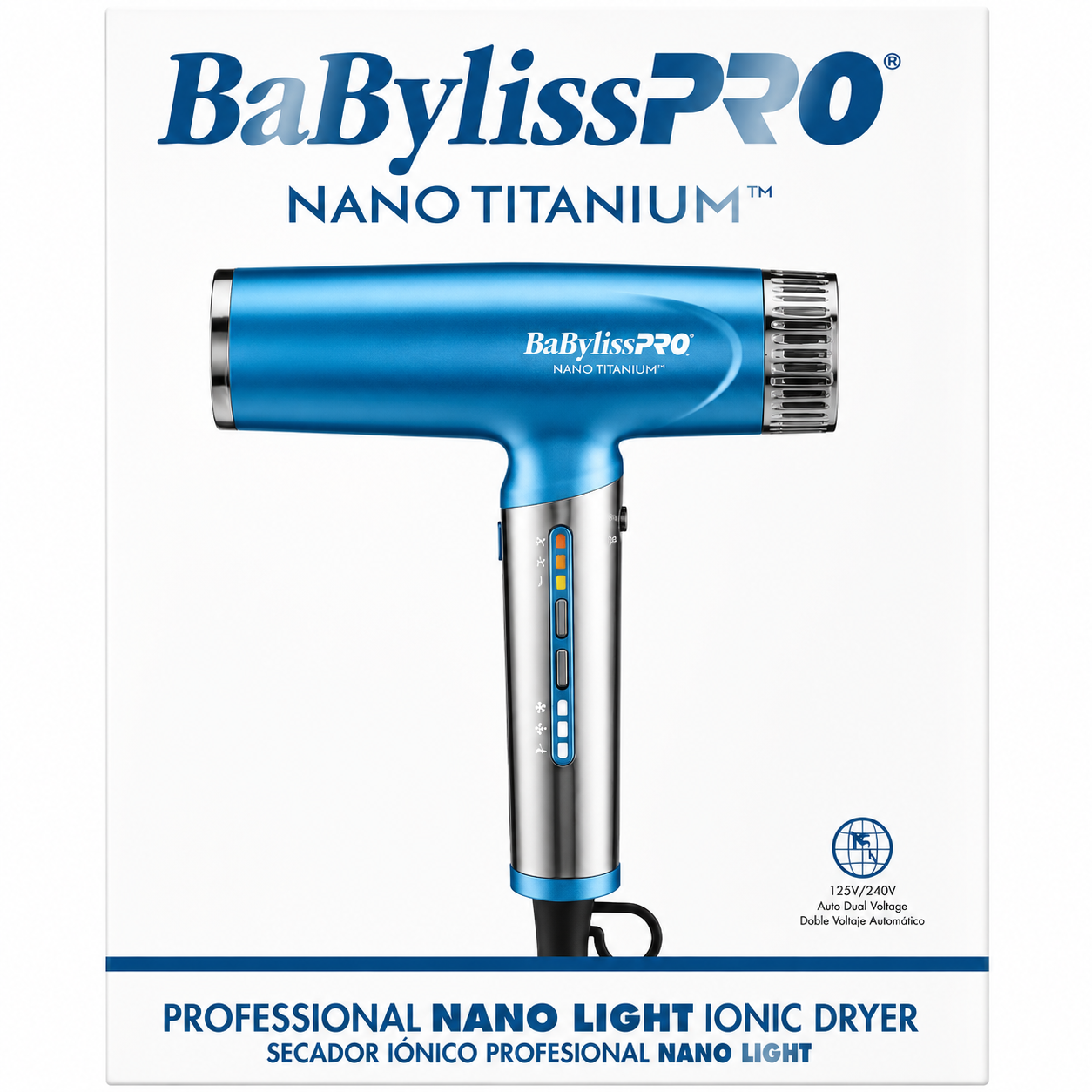 BaBylissPRO Nano Titanium Light Ionic High Speed Hair Dryer BNTC9200