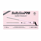 BaBylissPRO Nano Titanium Limited Edition Pink 1" Ultra-Thin Flat Iron BNT4072TPK