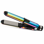 BaBylissPRO Nano Titanium Limited Edition Styling Irons – Iridescent 1″ & ¾″ Prima Stainless Steel Flat Iron Value Set (BNTPPRB75)