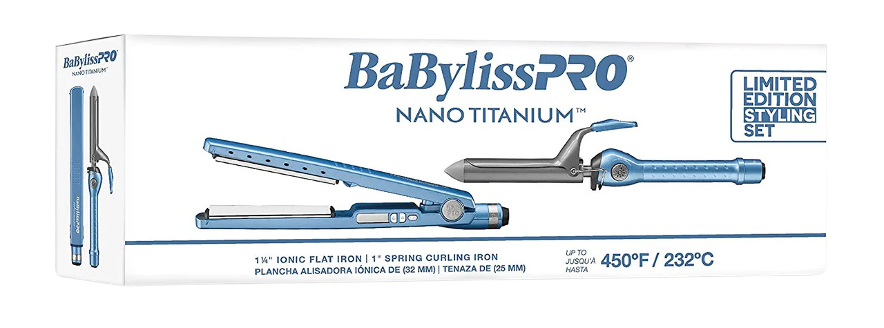 BaBylissPRO Nano Titanium Limited Edition Styling Set BNTPP401