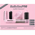 BaBylissPRO Nano Titanium Pink Ionic Multi-Styler & Dryer Limited Edition BNTSSPK-5PK
