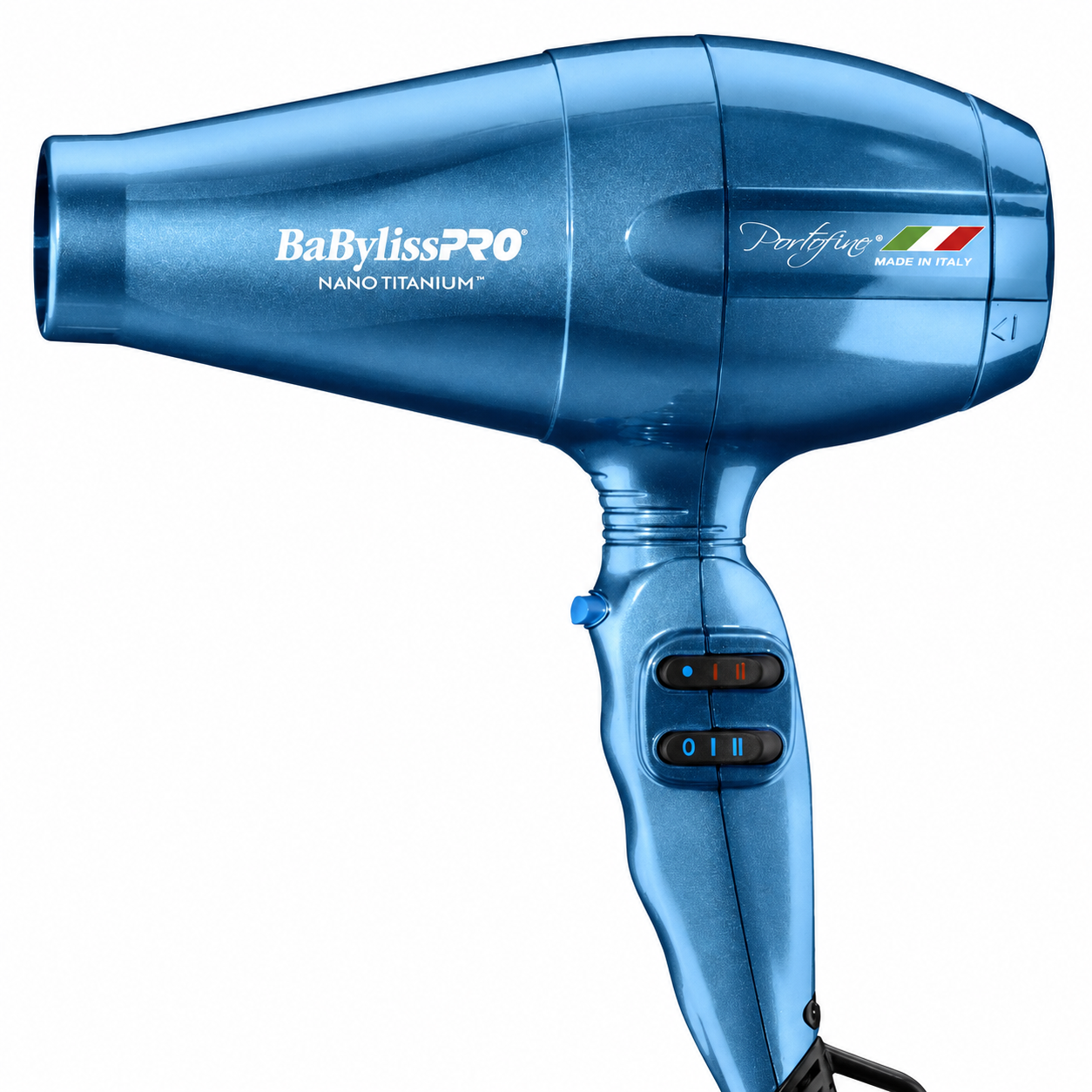BaBylissPRO Nano Titanium Portofino Hair Dryer Blue BNTB6610N