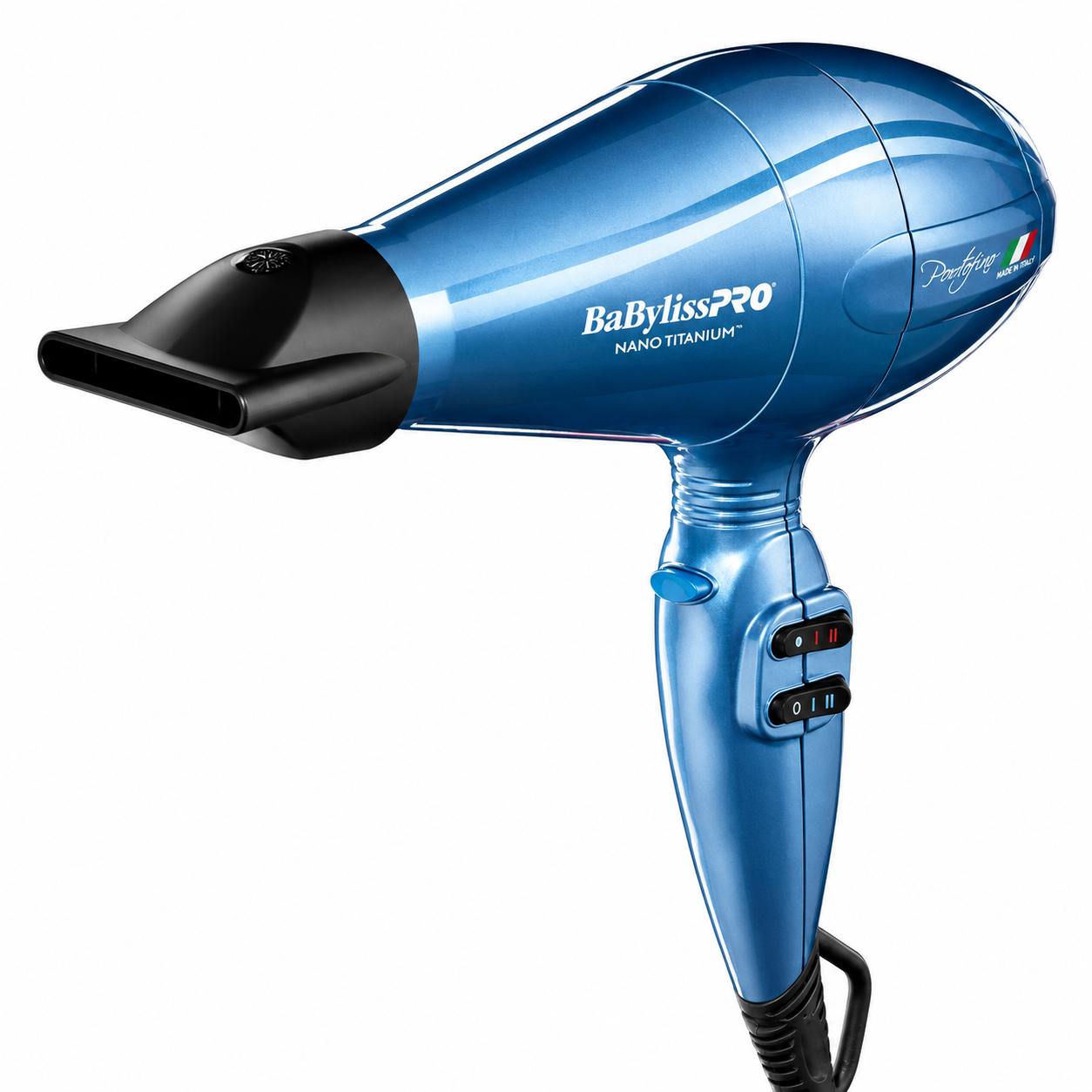 BaBylissPRO Nano Titanium Portofino Hair Dryer Blue BNTB6610N