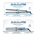 BaBylissPRO Nano Titanium Prima2000 Hair Dryer & Prima3100 Ionic Straightener BNT2000UC+BNT3100TUC
