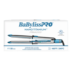 BaBylissPRO Nano Titanium Prima3100 Ionic Hair Straightener Dual Voltage 1" Styling Iron BNT3100TUC