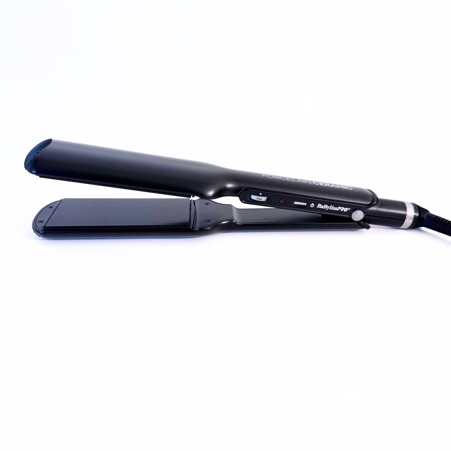 BaBylissPRO Porcelain Ceramic 1" Straightening Iron BP9561UC side view open