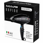 BaBylissPRO RAPIDO Blow Dryer 2000 Watts Black BRAP1