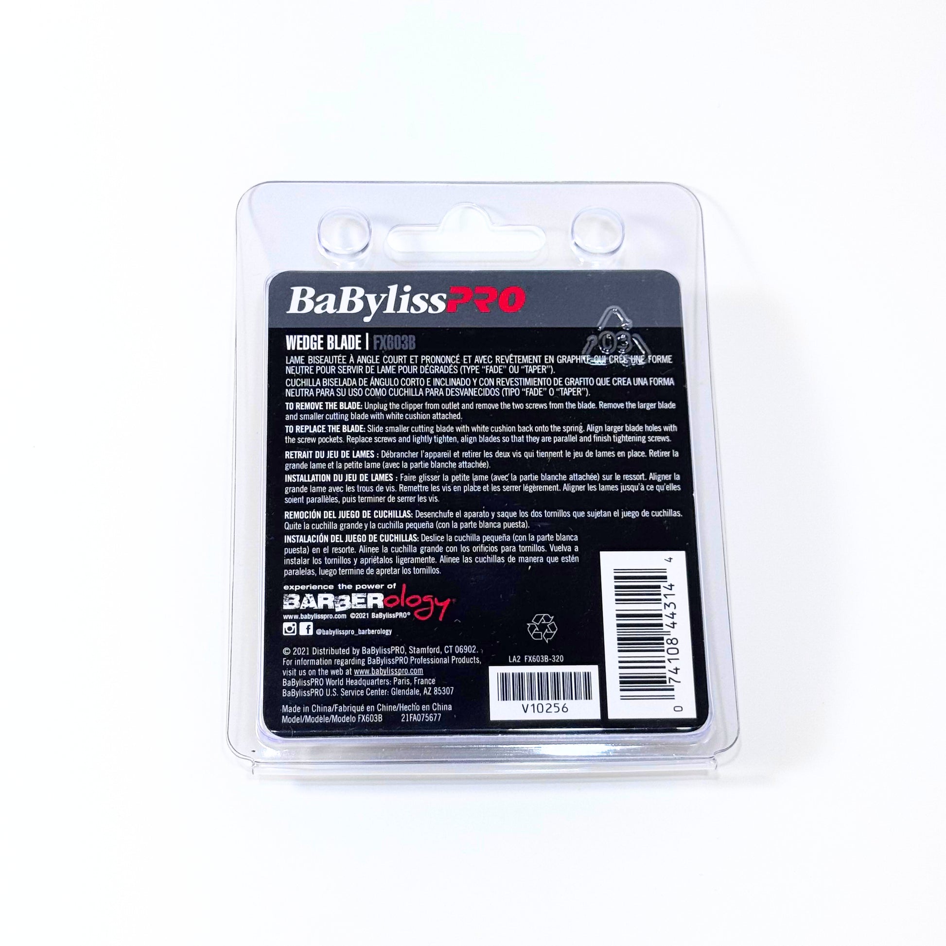 BaBylissPRO Replacement Graphite Wedge Blade FX603B back