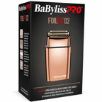 BaBylissPRO Rose Gold FX Double Foil Shaver FXFS2RG