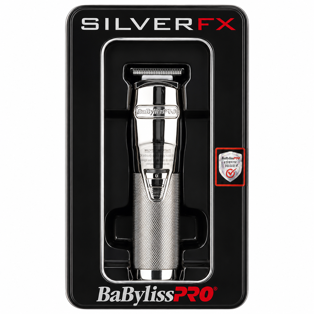 BaBylissPRO SilverFX Hair Trimmer Cordless Barber Trimmer FX788S