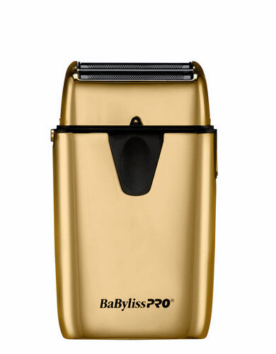 BaBylissPRO UV-Disinfecting Gold Double-Foil Shaver  FXLFS2G no cap straight