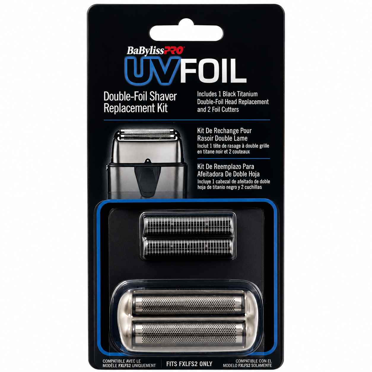 BaBylissPRO UVFoil Double Foil Replacement & Cutters FXLRF2