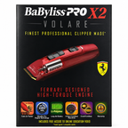 BaBylissPRO Volare X2 Red Ferrari Designed High-Torque Engine Clipper FXF811