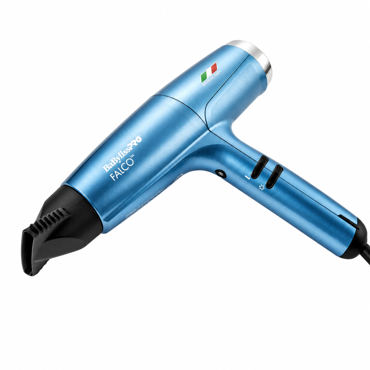 Babyliss Pro Nano Titanium Professional Italian High-Speed Falco Dryer Blue BNT8550