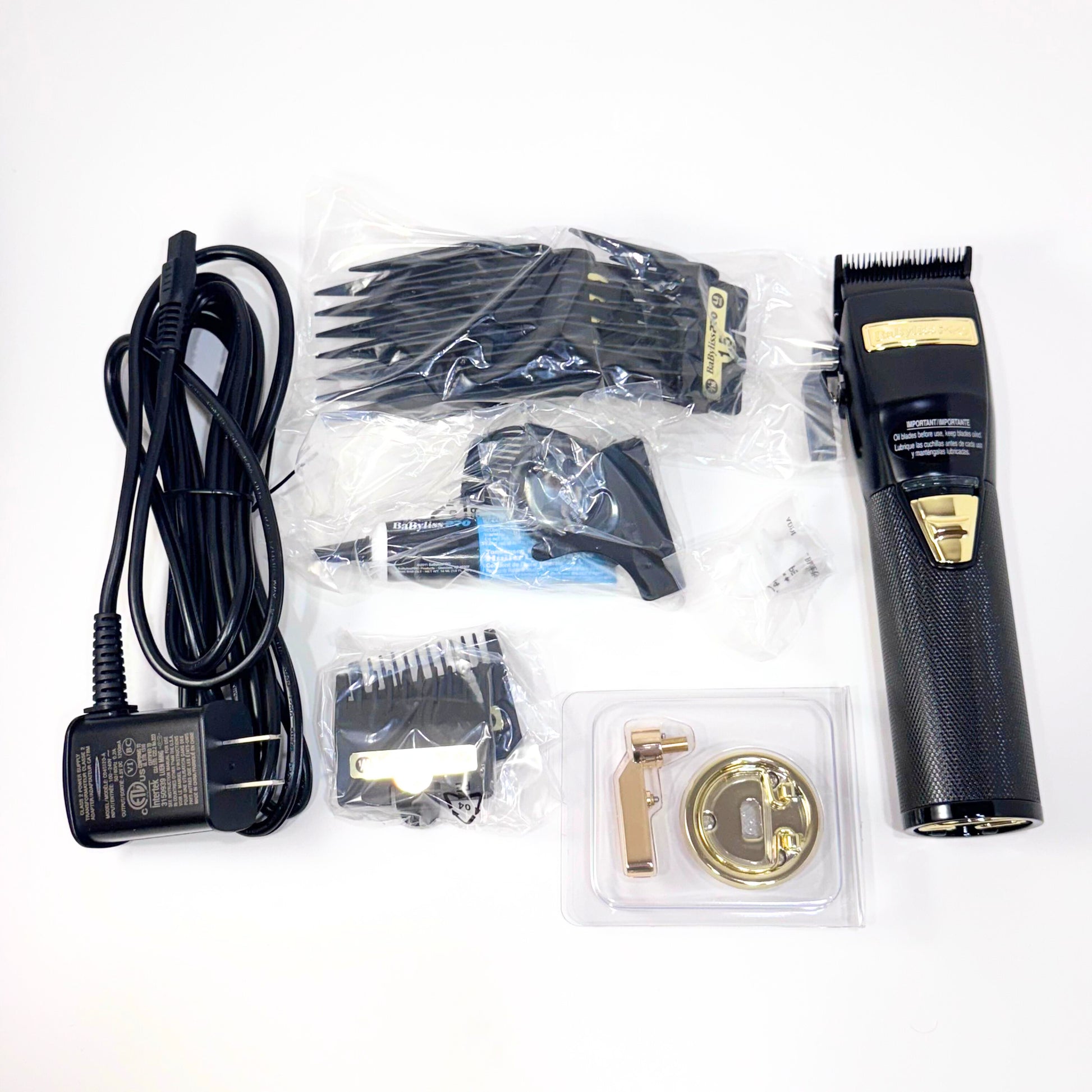 Babylissro Blackfx Clipper FX870BN with accessories