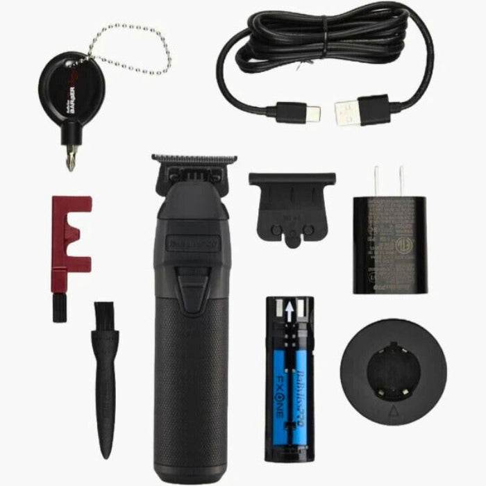 Black fxone trimmer fx799mb with accessories