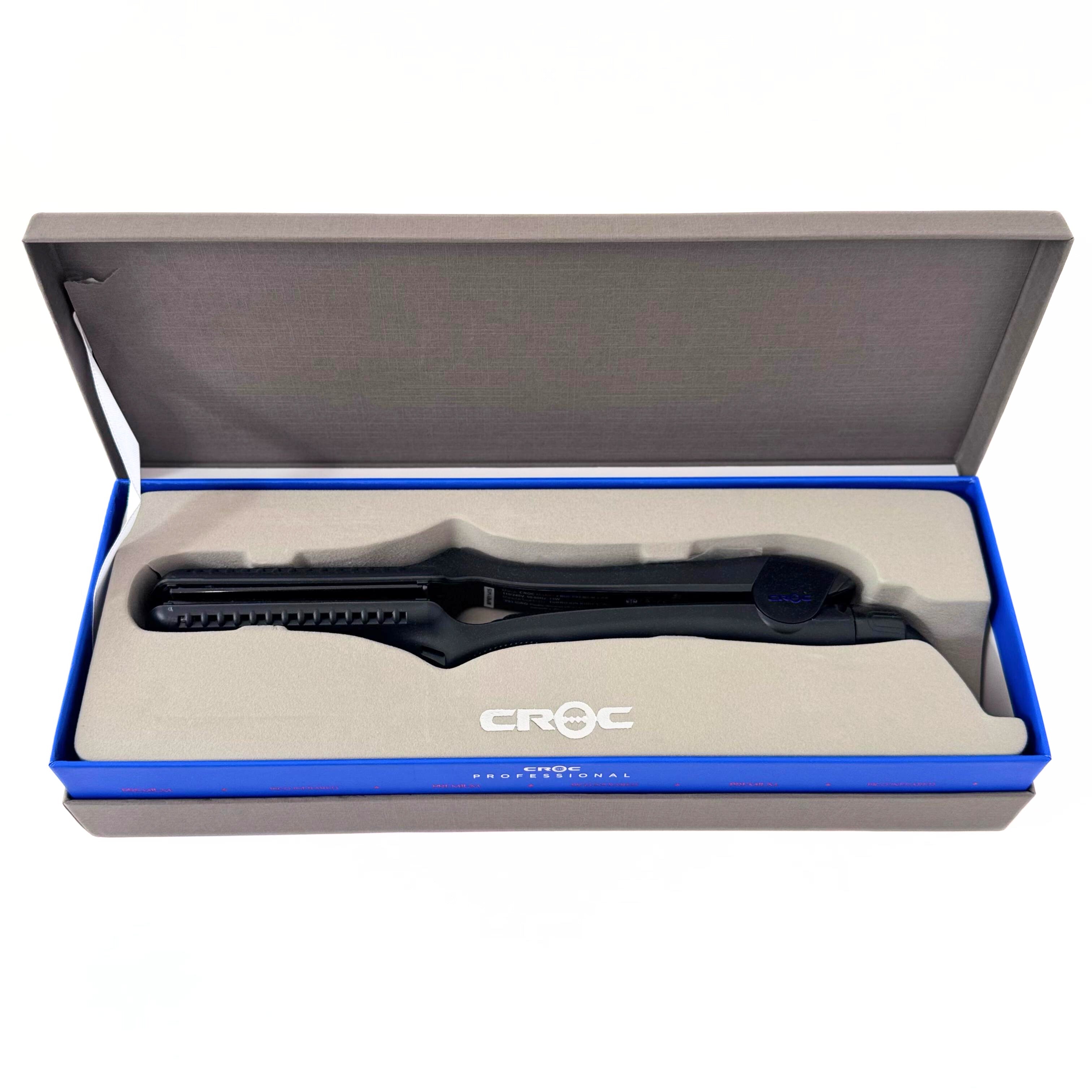 CROC Professional Premium PICO Infrared Flat Iron front of box open