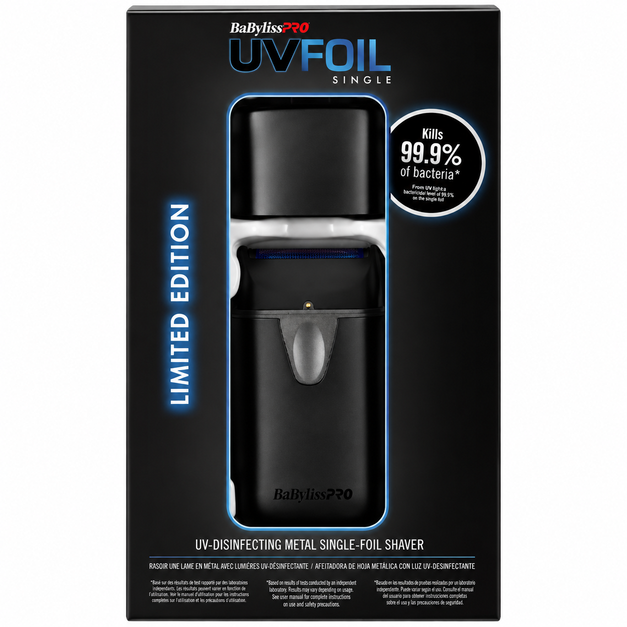 BaBylissPRO Dual-Coil Motor Trimmer & UVFOIL Single-Foil Shaver Combo FX95T + FXLFS1MB