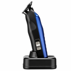 BaBylissPRO Lo‑ProFX Compact Trimmer Blue Graphite Deep‑Tooth T‑Blade, USB‑C FX72