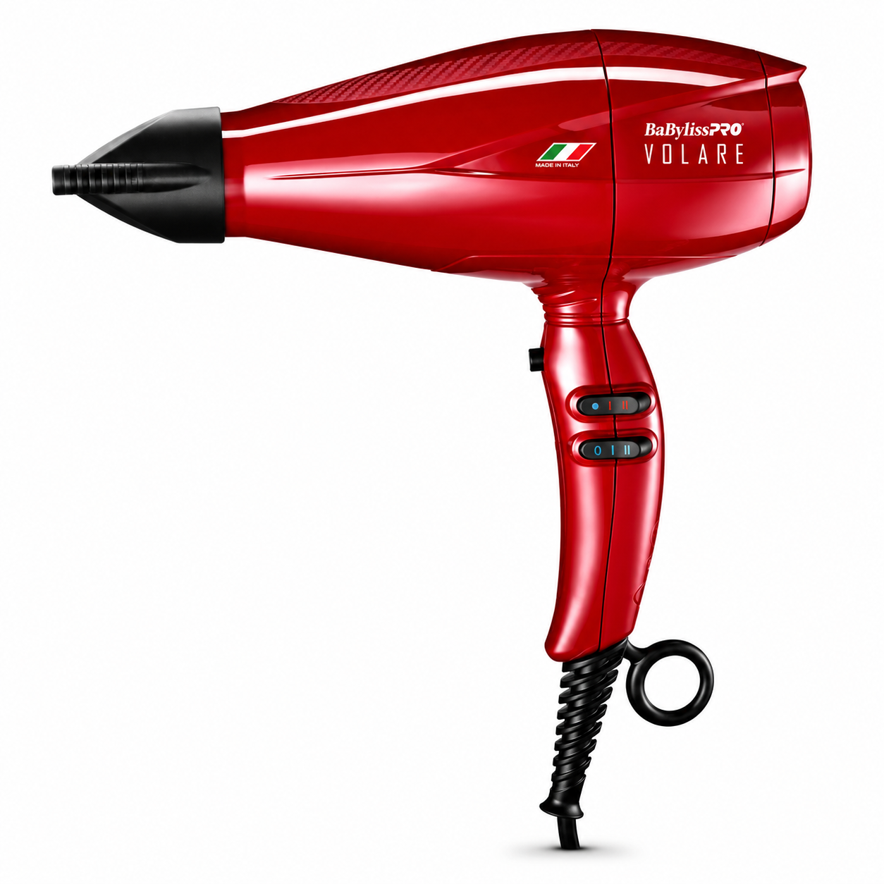 BaBylissPRO Volare V1 Hair Dryer Red Ferrari Designed Power for Elite Styling BRVOL1