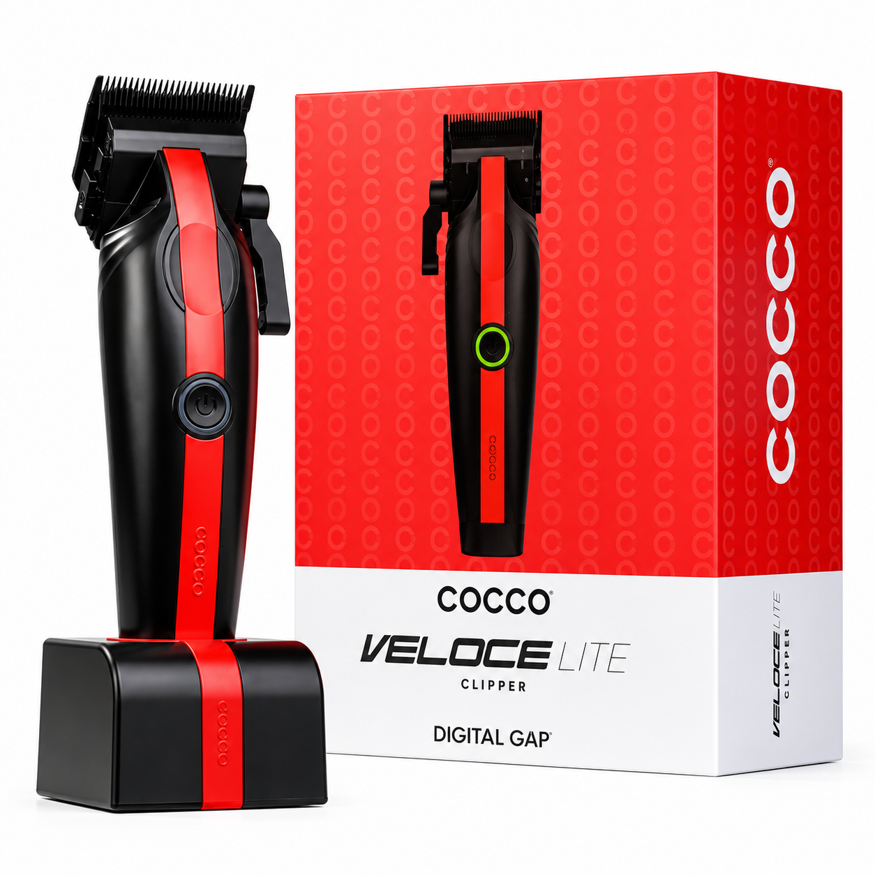 Cocco Clipper Veloce Lite Professional Cordless Red/Black