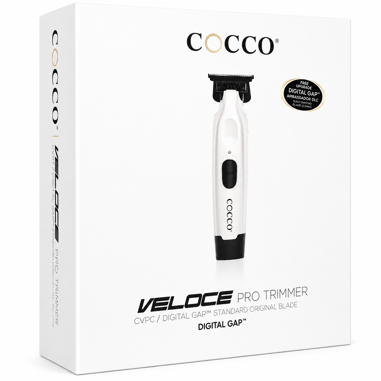 Cocco Trimmer Veloce Pro Dual Voltage Pearl White