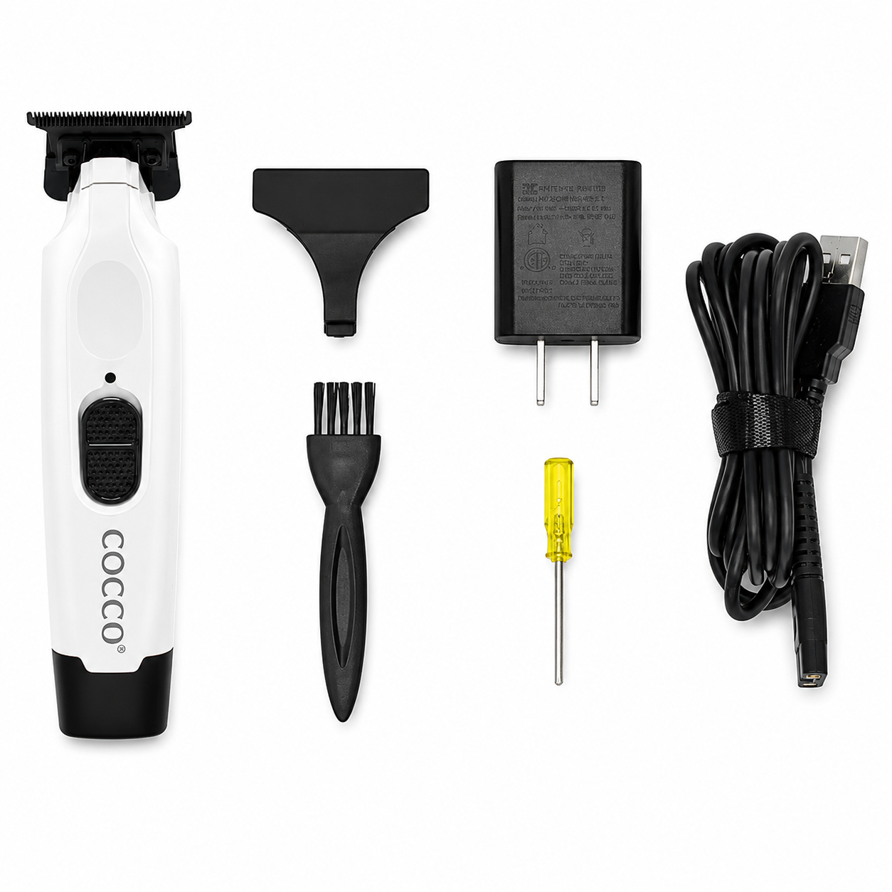 Cocco Trimmer Veloce Pro Dual Voltage Pearl White
