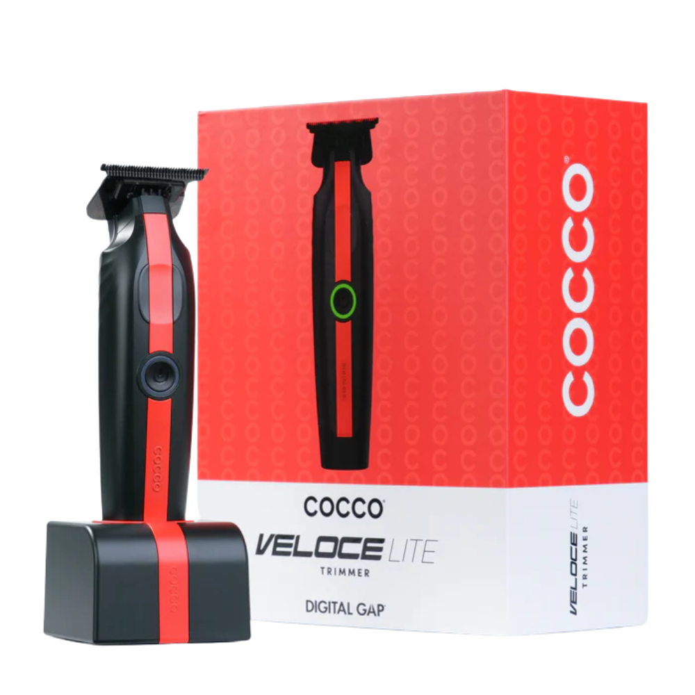 Cocco Veloce Lite Trimmer (Black/Red Stripe) Professional Precision Trimmer Red stripe trim