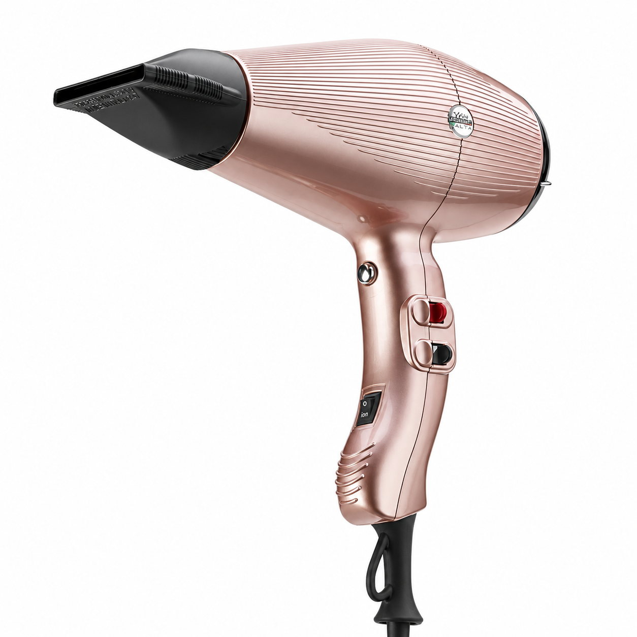 GAMMA+ Aria Dual Ionic Hair Dryer Rose Gold Ultra-Light Pro 1875W
