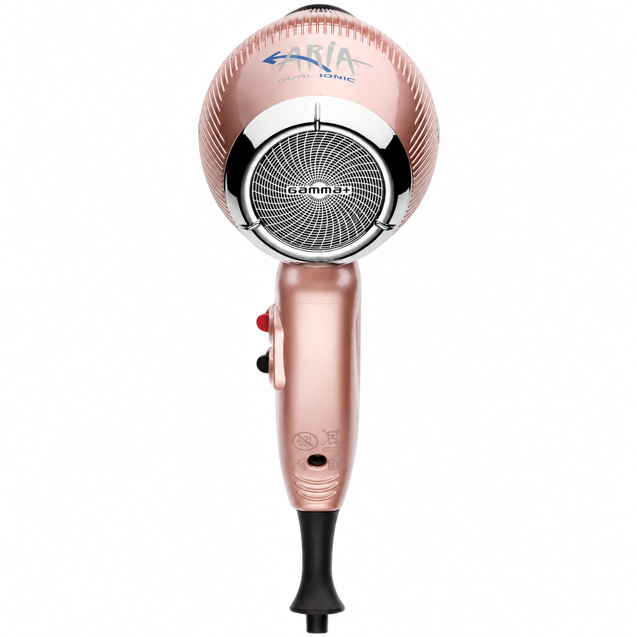 GAMMA+ Aria Dual Ionic Hair Dryer Rose Gold Ultra-Light Pro 1875W