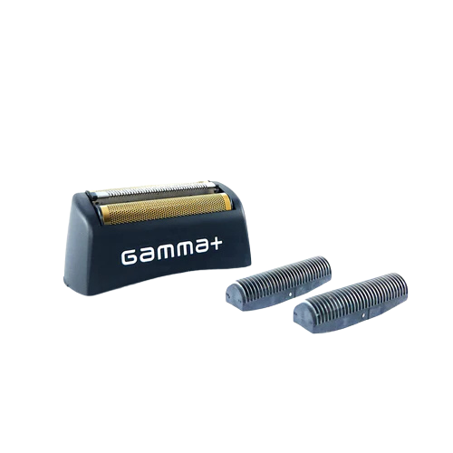 Gamma+ GP808M Boosted Foil Shaver + GP545B Gold Titanium Foil Head + GP546B Forged Cutter Blades Combo