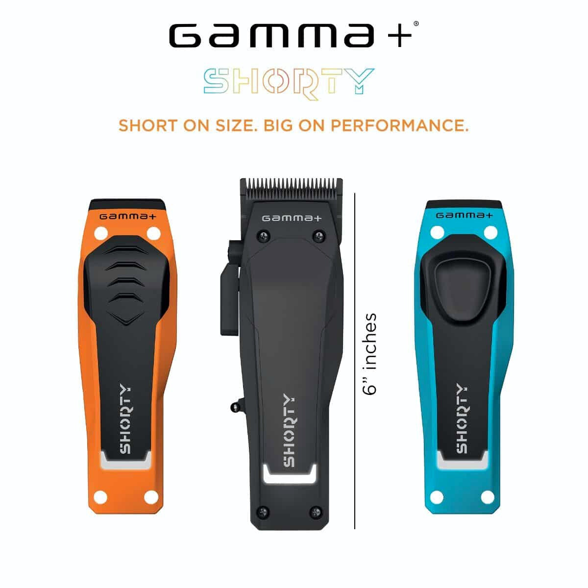 Gamma+ Shorty Clipper #GP605M 3 colors with description