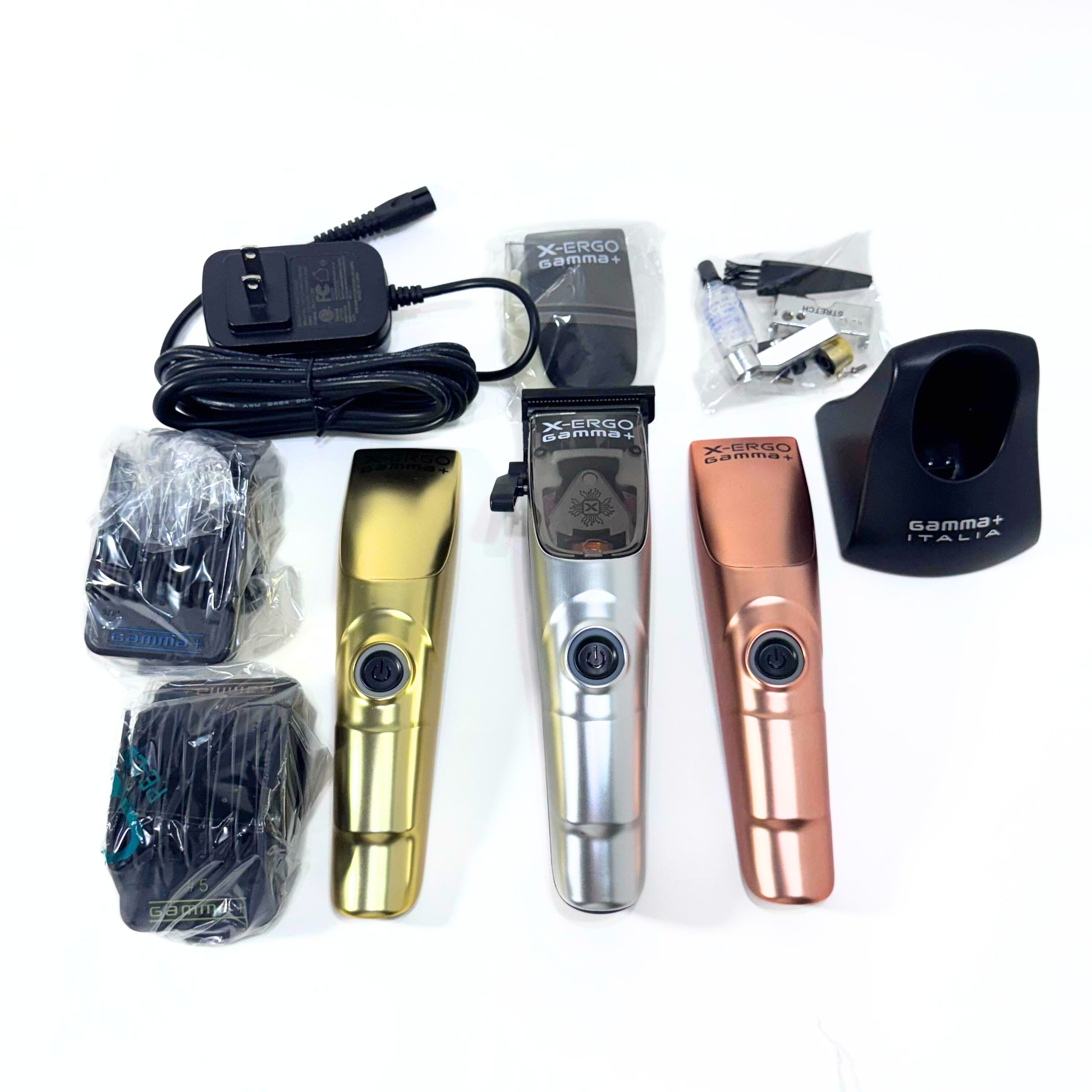 Gamma+ X-ERGO Linear Cordless Clipper HCGPXERGOMS with accessories