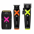 Gamma+ XCEED IN2 Vector Full Value Set Clipper, Trimmer & Double Foil Shaver Combo