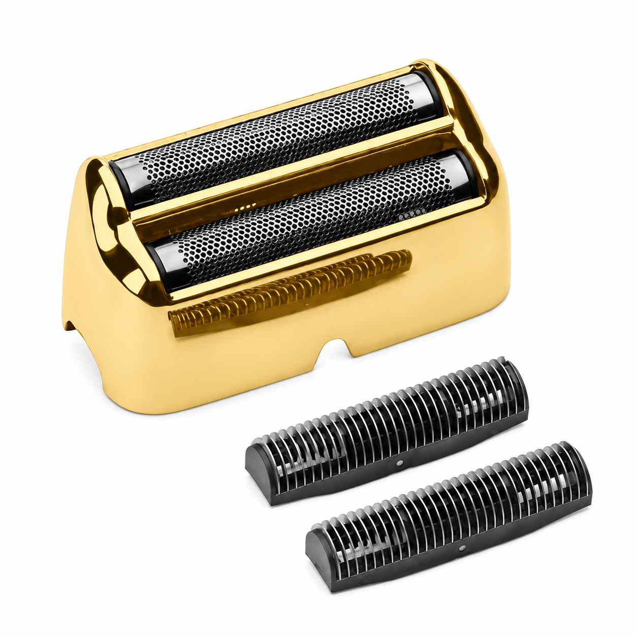 Gold BaBylissPRO UVFOIL GOLDFX Disinfecting Double Replacement Foil Cutter FXLRF2G
